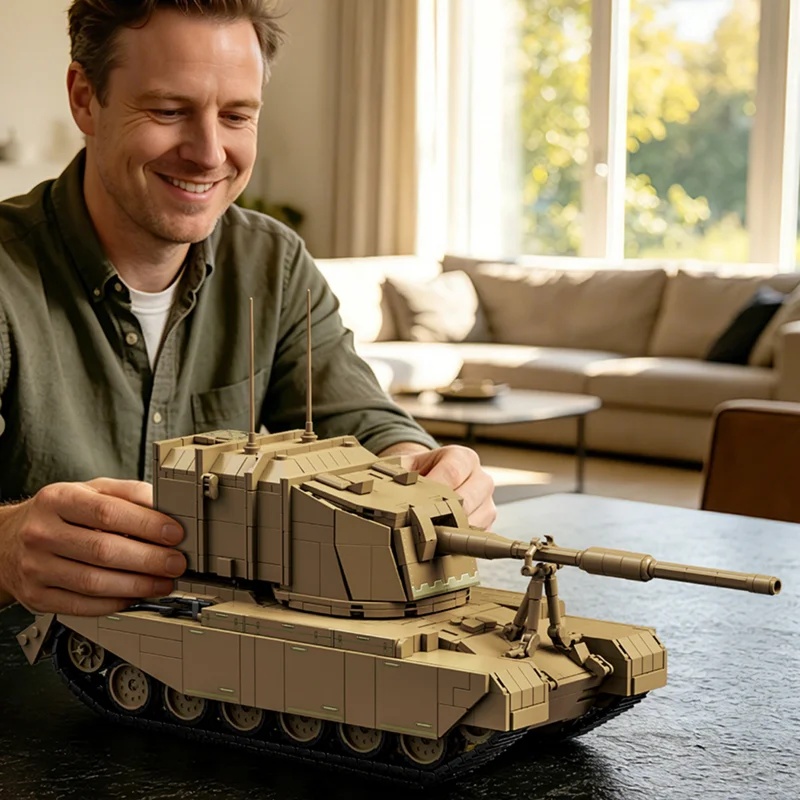 Lego Compatible Military Tank - Bloques de Construcción del Tanque Antitanque