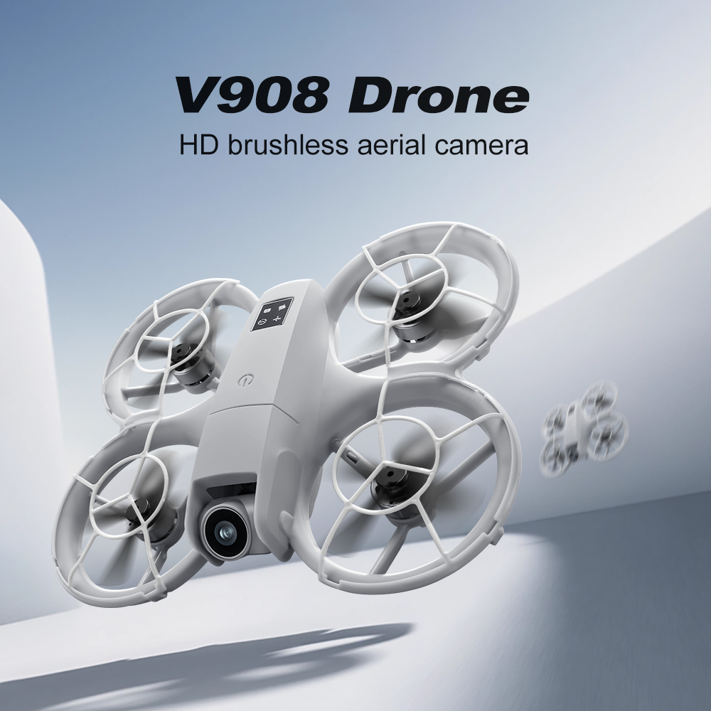 Dron RC Dual V908 Original con - Fpv Brushless Rc Drone 4K reseña y precio