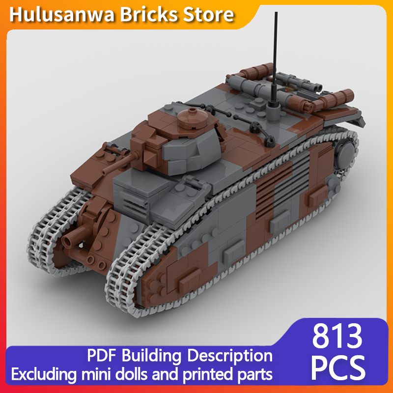 Tanques Militares B1 Bis, Mode - Lego Compatible Military Tank reseña y precio